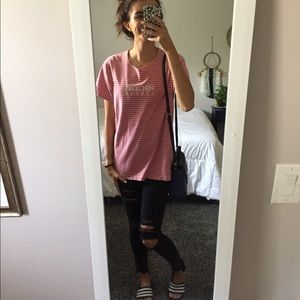 Pepe Jeans London oversized Stripped T-shirt